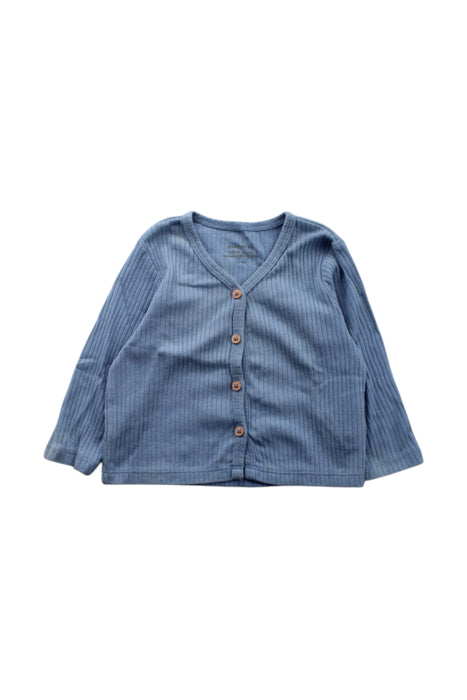 A Blue Cardigans from Bout'Chou in size 6-12M for neutral. (Front View)