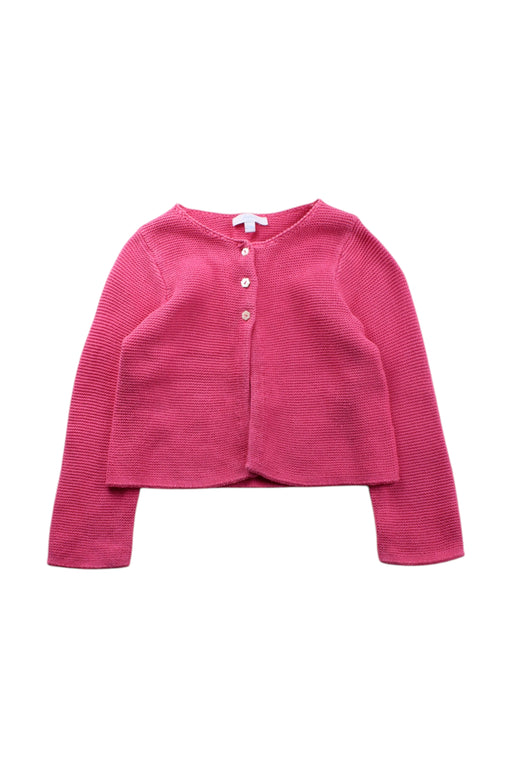 A Pink Cardigans from Jacadi in size 2T for girl. (Front View)