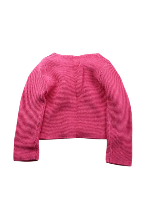 A Pink Cardigans from Jacadi in size 2T for girl. (Back View)