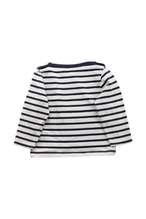 A White Long Sleeve T Shirts from Petit Bateau in size 2T for neutral. (Back View)