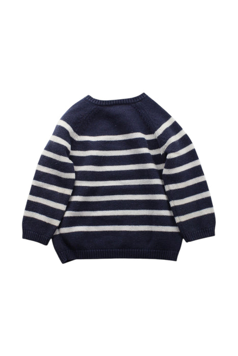 A Navy Knit Sweaters from Petit Bateau in size 12-18M for neutral. (Back View)