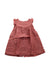 A Pink Sleeveless Dresses from Petit Bateau in size 6-12M for girl. (Front View)