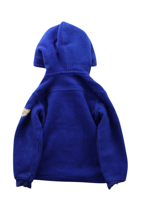 A Blue Zippered Sweatshirts from Steiff in size 2T for neutral. (Back View)