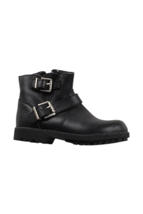 A Black Casual Boots from Bonpoint in size 3T for neutral. (Front View)