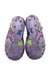A Purple Sandals from Mini Melissa in size 18-24M for girl. (Back View)