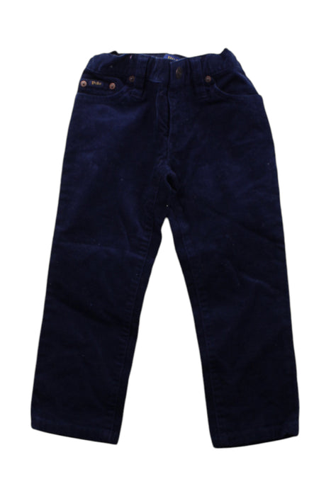 A Navy Casual Pants from Polo Ralph Lauren in size 2T for boy. (Front View)