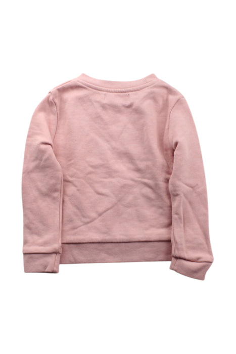 A Pink Crewneck Sweatshirts from Bob & Blossom in size 6-12M for girl. (Back View)