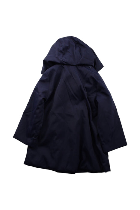 A Navy Coats from Jacadi in size 3T for neutral. (Back View)
