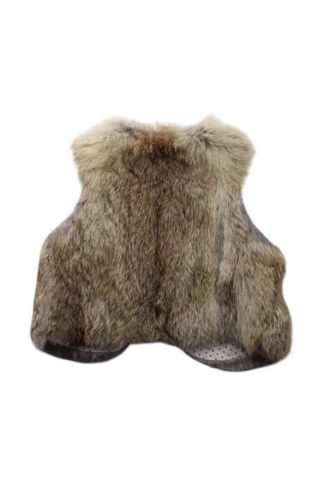 A Brown Outerwear Vests from Bonpoint in size 2T for girl. (Back View)