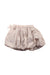 A Peach Bloomers from Petit Main in size 18-24M for girl. (Back View)