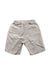 A Beige Shorts from Laranjinha in size 4T for neutral. (Back View)