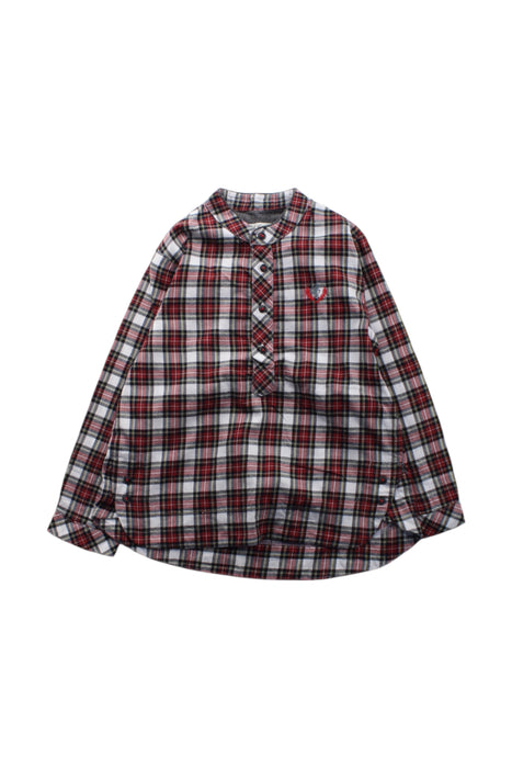 A Red Long Sleeve Shirts from Pili Carrera in size 4T for neutral. (Front View)