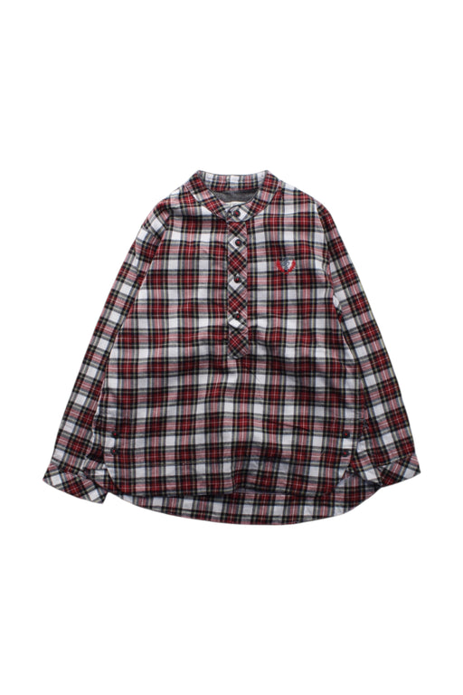 A Red Long Sleeve Shirts from Pili Carrera in size 4T for neutral. (Front View)