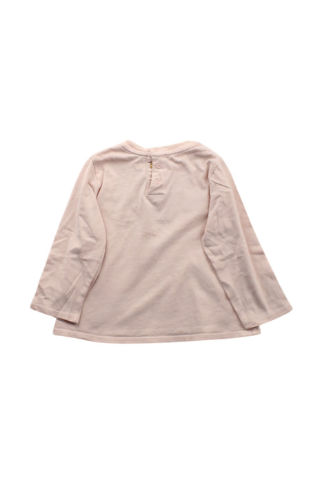 A Pink Long Sleeve Tops from Chloe in size 12-18M for girl. (Back View)