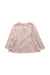A Pink Long Sleeve Tops from Chloe in size 12-18M for girl. (Back View)