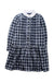 A Navy Long Sleeve Dresses from Polo Ralph Lauren in size 4T for girl. (Front View)