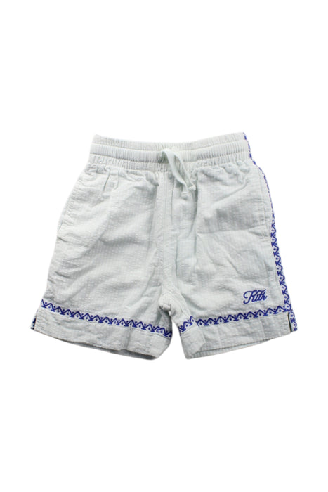 A White Shorts from Kith in size 4T for neutral. (Front View)
