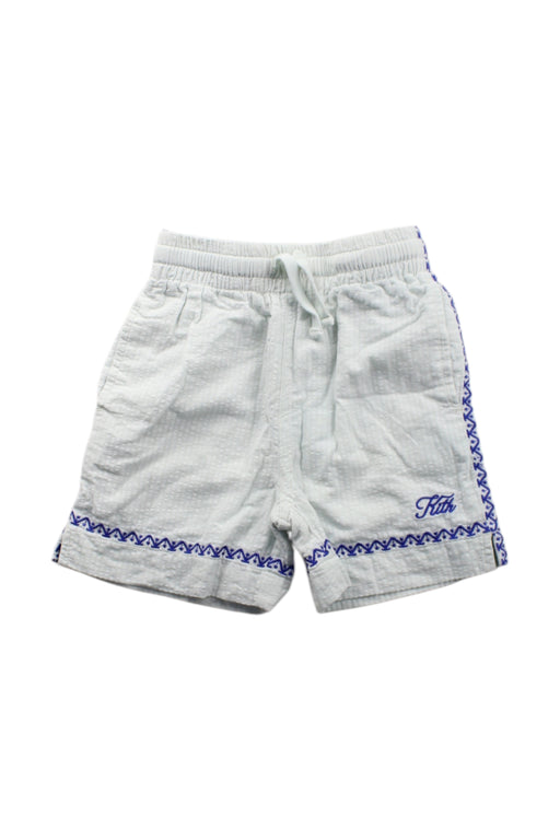 A White Shorts from Kith in size 4T for neutral. (Front View)