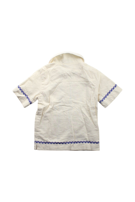 A White Short Sleeve Shirts from Kith in size 4T for neutral. (Back View)