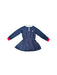 A Navy Long Sleeve Dresses from Petit Bateau in size 8Y for girl. (Front View)