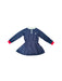 A Navy Long Sleeve Dresses from Petit Bateau in size 8Y for girl. (Front View)
