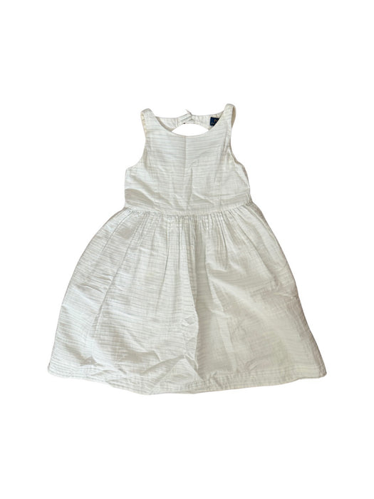 A White Sleeveless Dresses from Polo Ralph Lauren in size 5T for girl. (Front View)