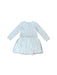 A White Long Sleeve Dresses from Petit Bateau in size 8Y for girl. (Back View)