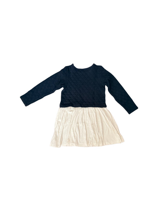 A Black Long Sleeve Dresses from Petit Bateau in size 8Y for girl. (Back View)