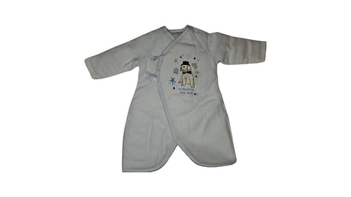 A Blue Sleepsacs from Mides in size 3-6M for neutral. (Front View)