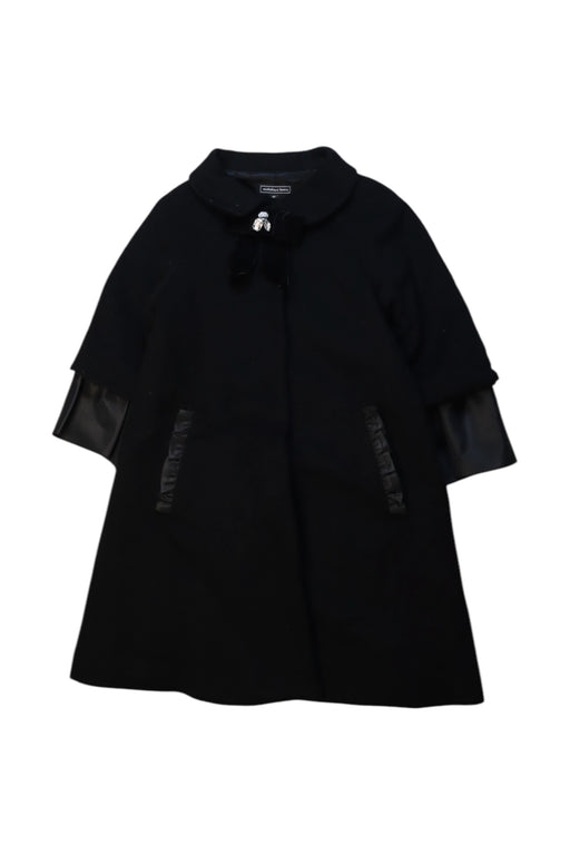 A Black Coats from Nicholas & Bears in size 4T for girl. (Front View)