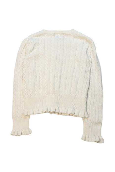 A Ivory Cardigans from Polo Ralph Lauren in size 4T for girl. (Back View)