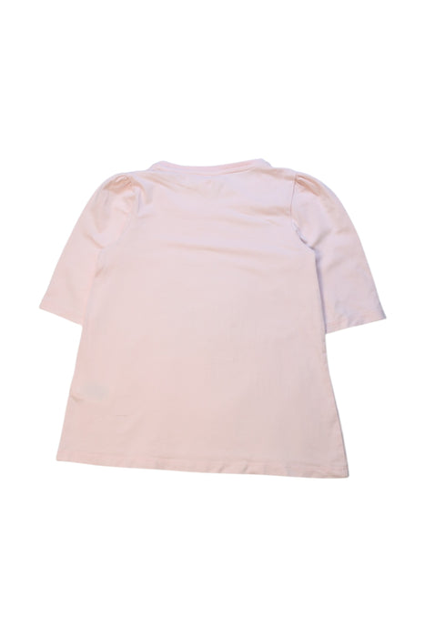 A Pink Short Sleeve Tops from Seed in size 6T for girl. (Back View)