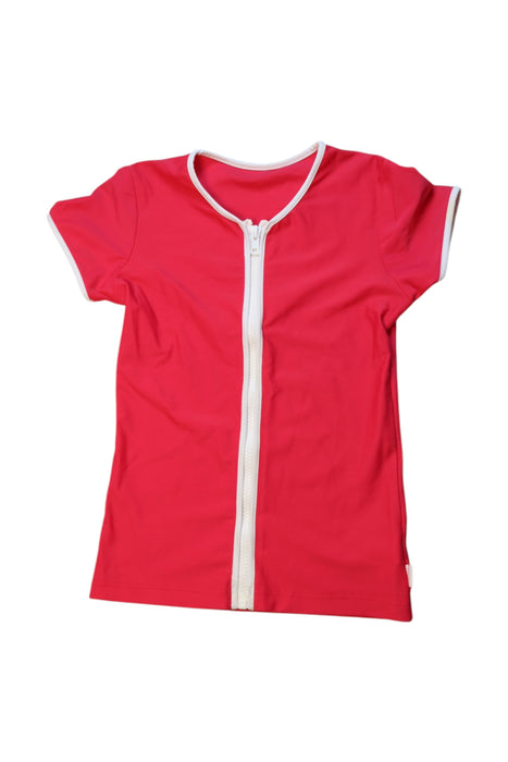A Pink Rash Guards from Seafolly in size 8Y for girl. (Front View)