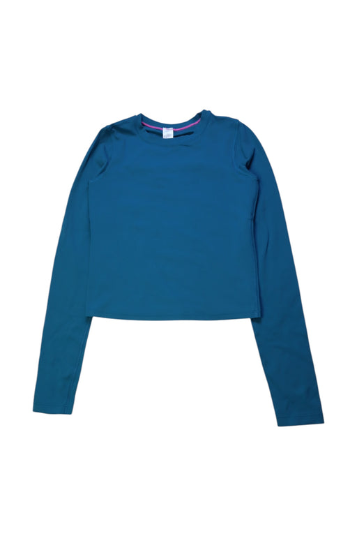 A Teal Long Sleeve Tops from Ivivva in size 8Y for neutral. (Front View)