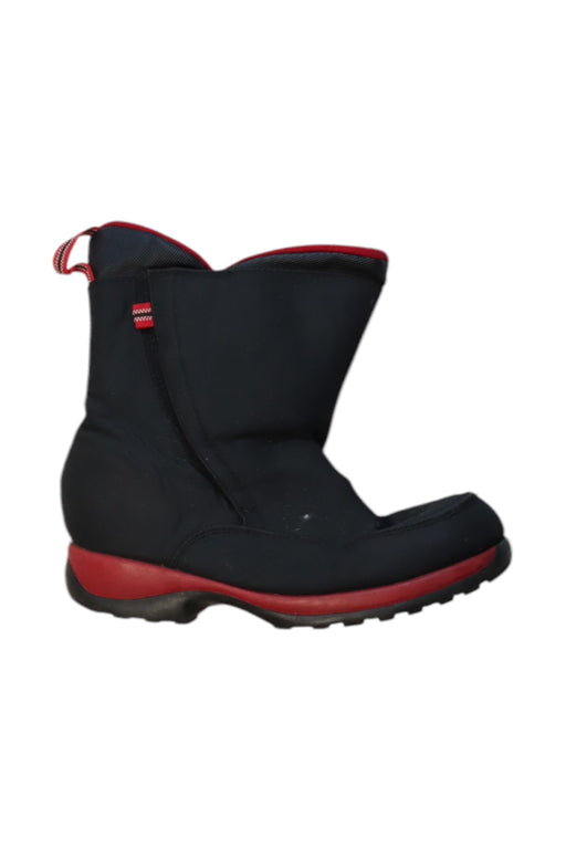A Black Winter Boots from Lands' End in size 11Y for neutral. (Front View)
