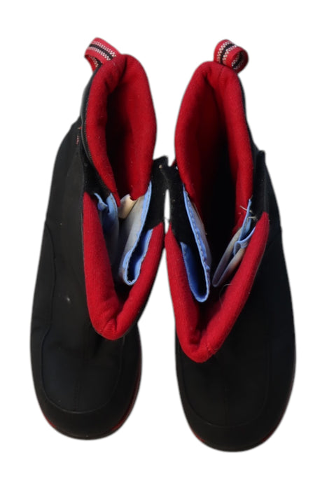 A Black Winter Boots from Lands' End in size 11Y for neutral. (Back View)