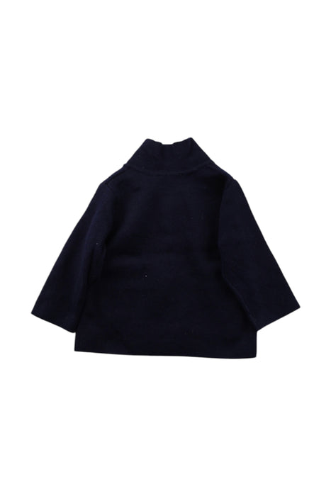 A Navy Cardigans from Jacadi in size 3-6M for neutral. (Back View)