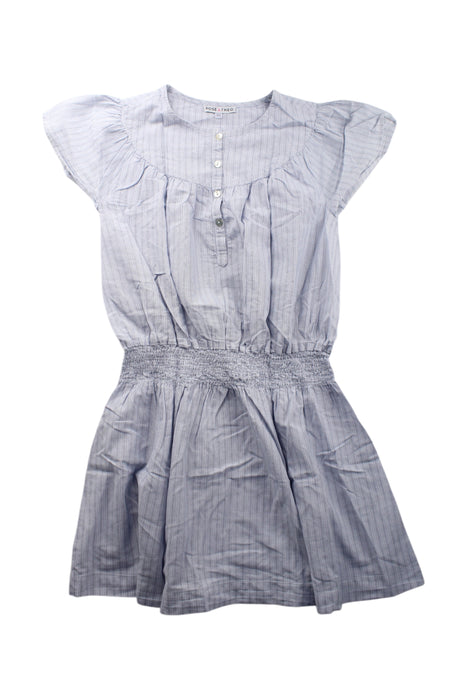 A Grey Short Sleeve Dresses from Rose et Théo in size 10Y for girl. (Front View)