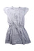 A Grey Short Sleeve Dresses from Rose et Théo in size 10Y for girl. (Front View)