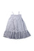 A Blue Sleeveless Dresses from Rose et Théo in size 8Y for girl. (Front View)
