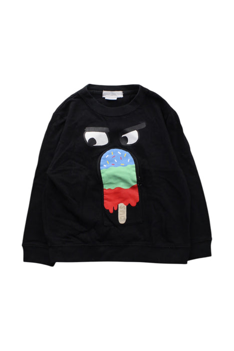 A Black Crewneck Sweatshirts from Stella McCartney in size 4T for neutral. (Front View)