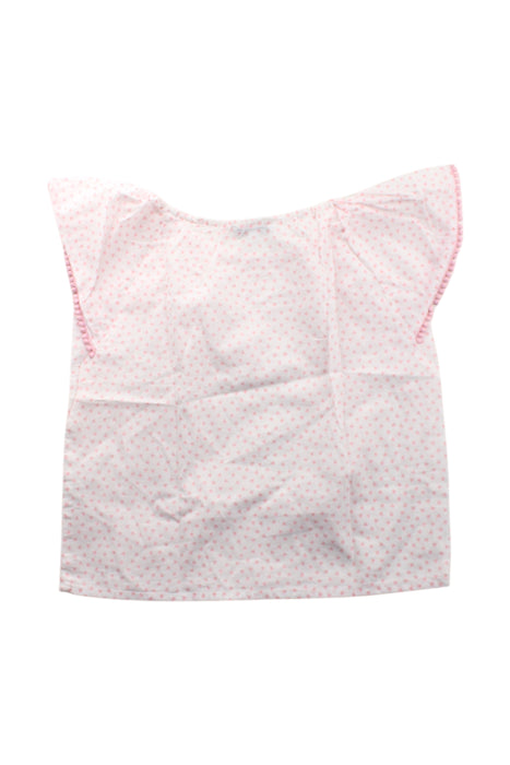 A White Sleeveless Tops from Rose et Théo in size 6T for girl. (Back View)