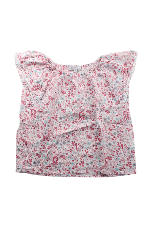 A Multicolour Sleeveless Tops from Rose et Théo in size 6T for girl. (Front View)