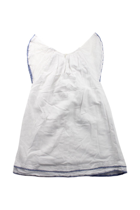 A White Sleeveless Dresses from Polo Ralph Lauren in size 5T for girl. (Back View)