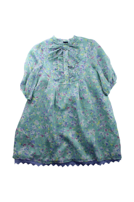 A Multicolor Long Sleeve Dresses from Anna Sui in size 7Y for girl. (Front View)