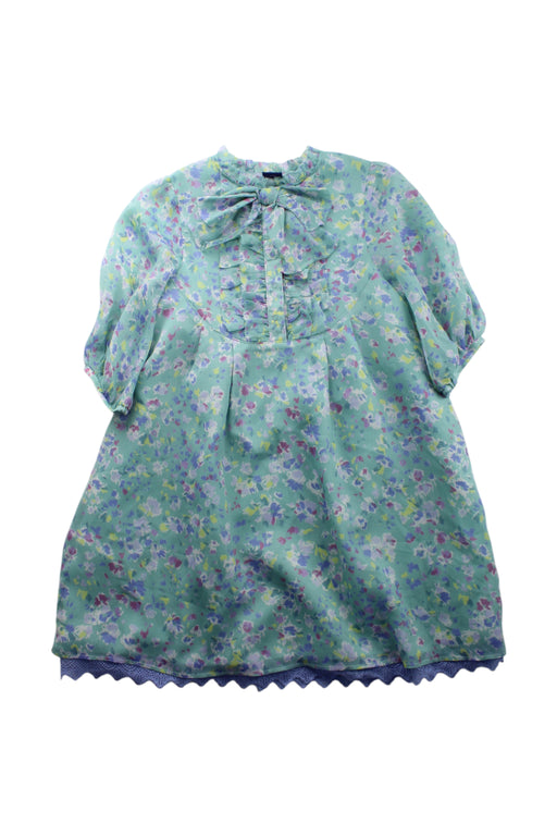 A Multicolor Long Sleeve Dresses from Anna Sui in size 7Y for girl. (Front View)