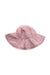 A Pink Sun Hats from Confiture in size O/S for neutral. (Front View)