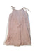A Peach Sleeveless Dresses from Numero 74 in size 6T for girl. (Front View)
