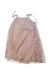 A Peach Sleeveless Dresses from Numero 74 in size 6T for girl. (Back View)