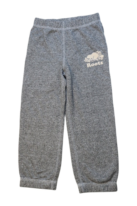 A Grey Sweatpants from Roots in size 3T for neutral. (Front View)